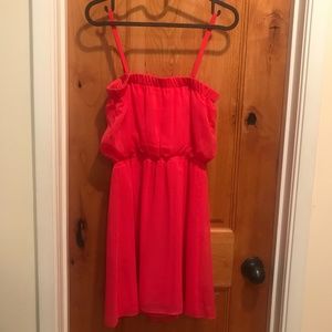 Express Coral Dress